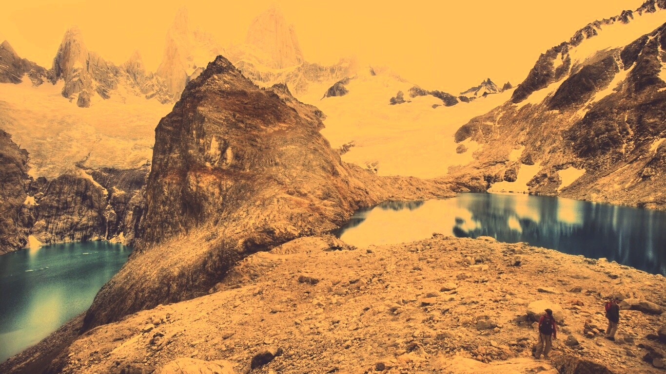 Горные озера обои