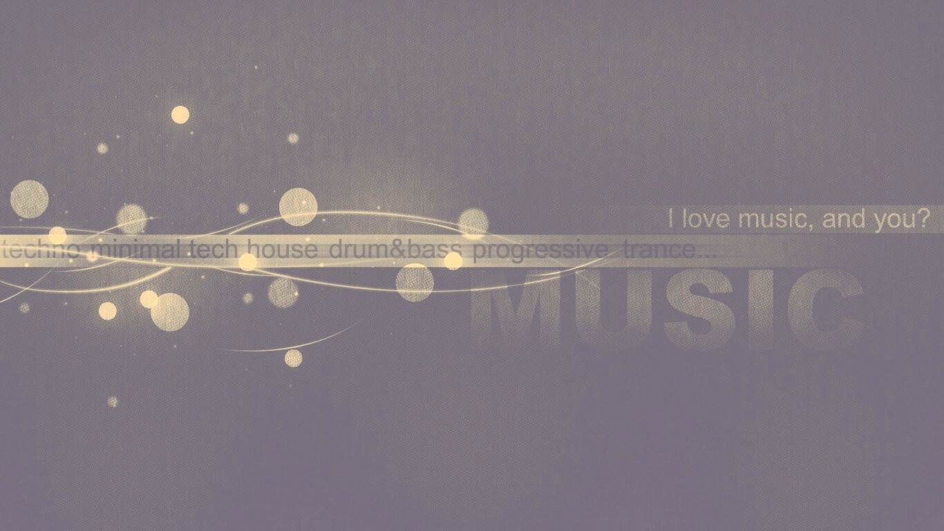 Я люблю музыку, а ты? обои