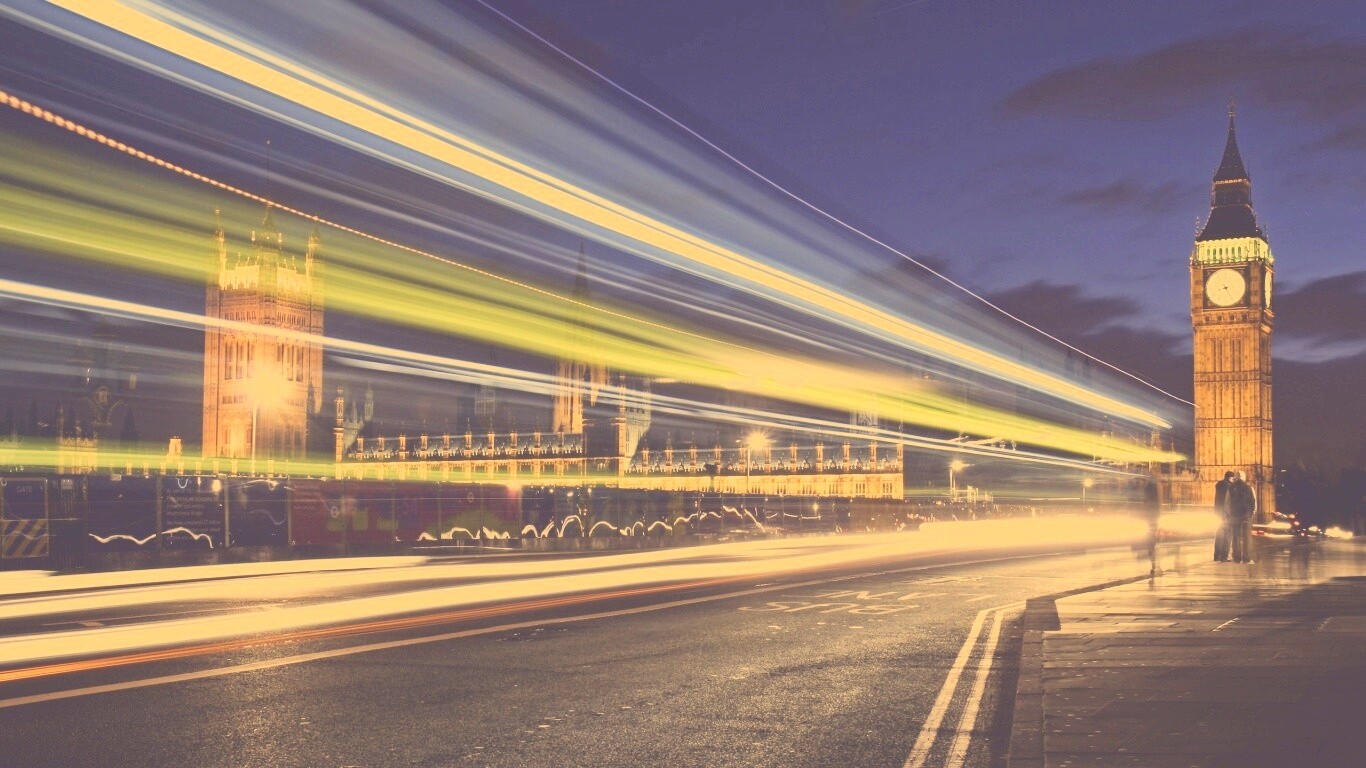 Лондон в движении обои