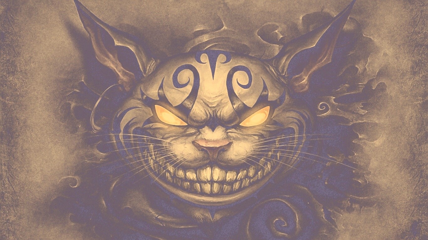 Чеширский кот American MacGee обои