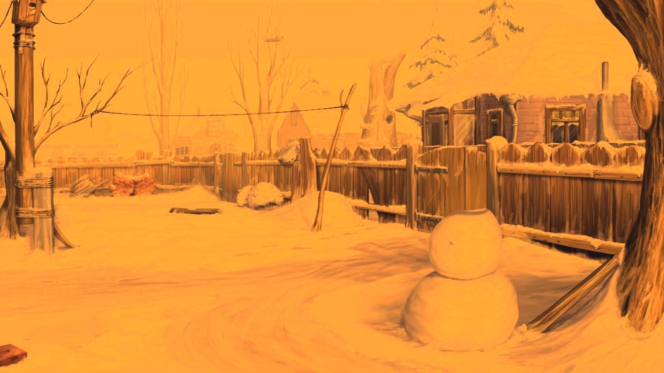 Снеговик обои