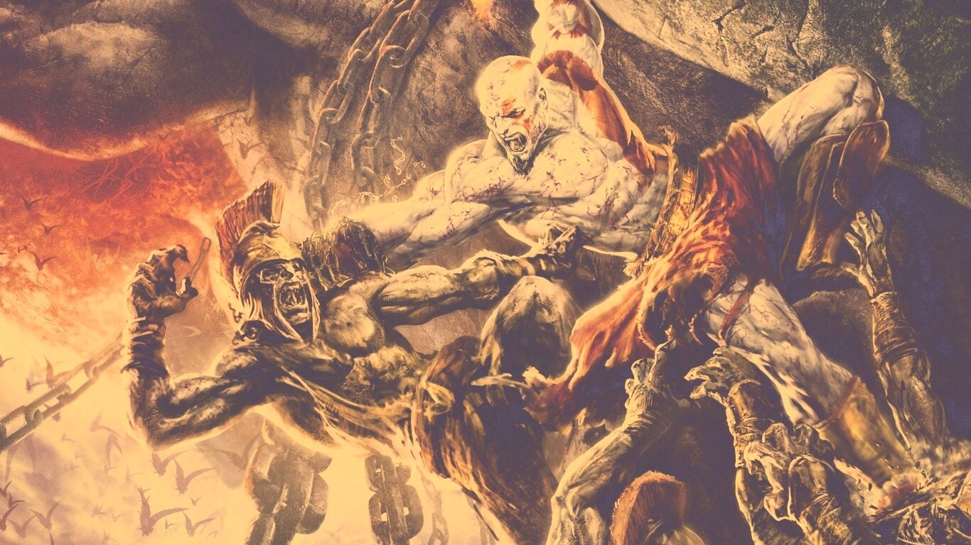 Бог войны обои