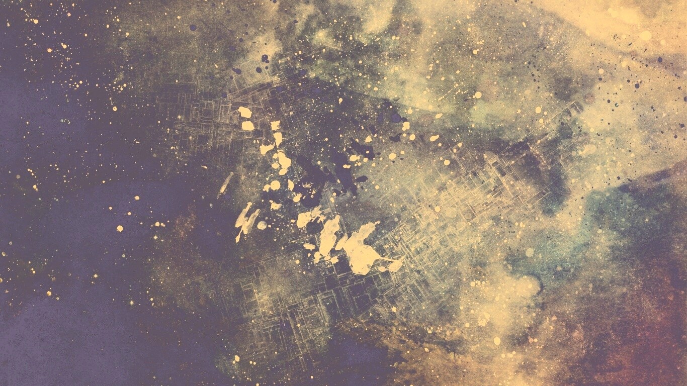 Паттер из красок и штрихов обои