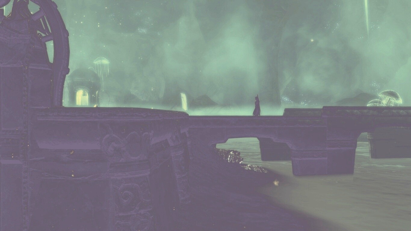 Светящийся путь обои