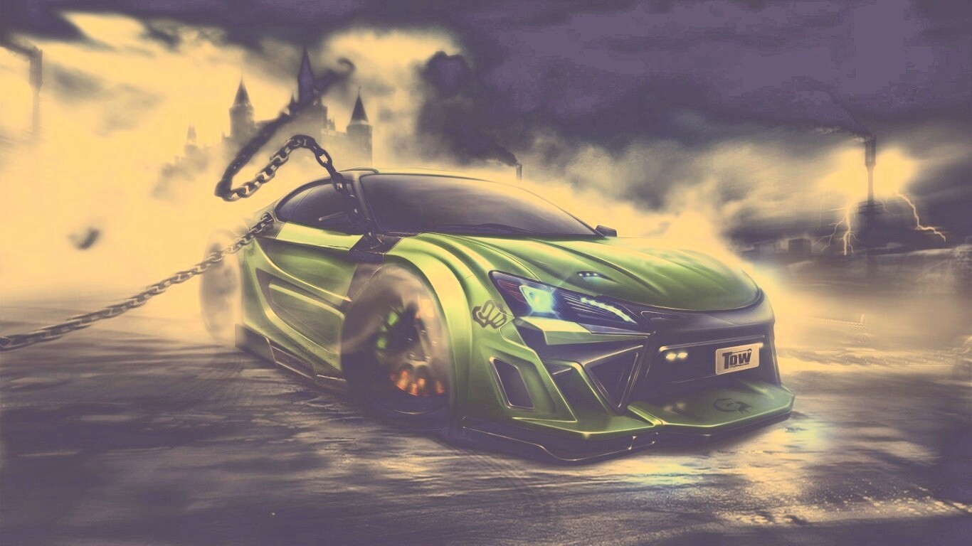 Дикое авто обои