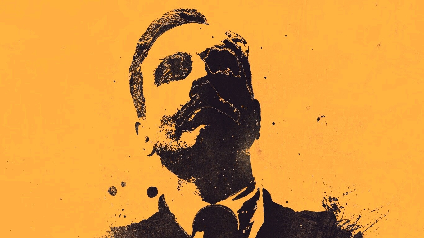 Мужчина в костюме обои