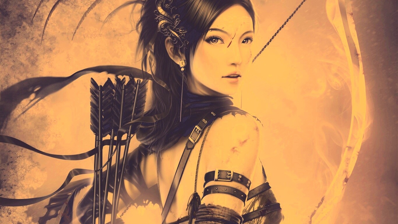 Лучница обои