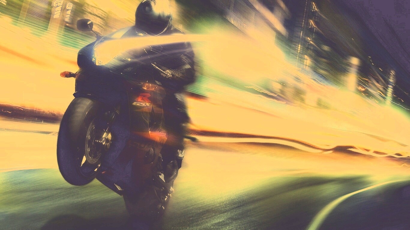 Сокрость на мотоцикле обои