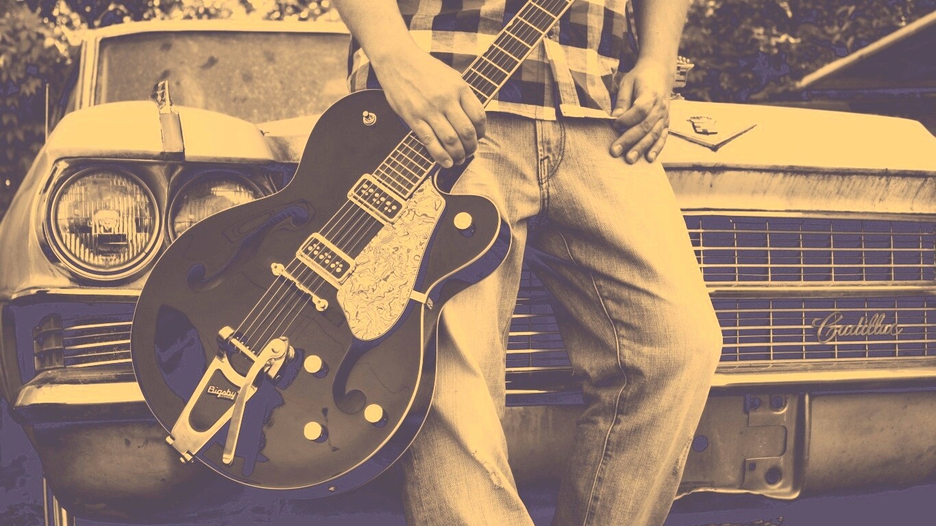 Gretsch и Cadillac обои