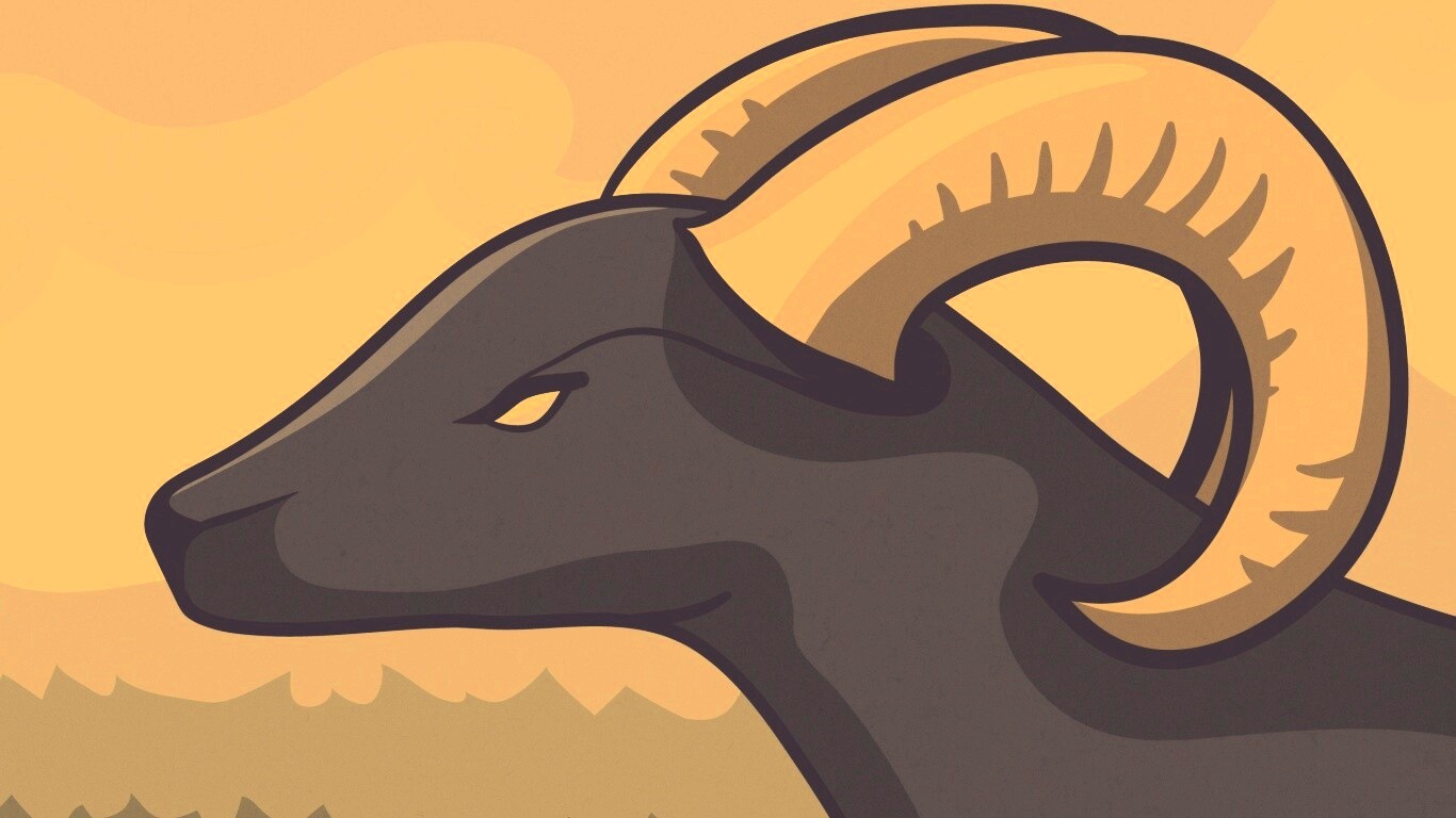 Векторный баран обои