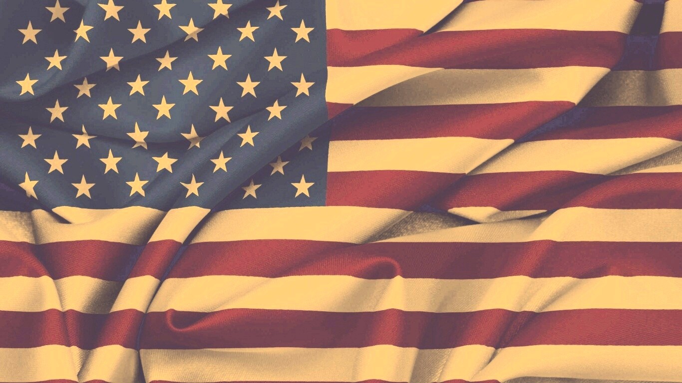 Флаг США обои