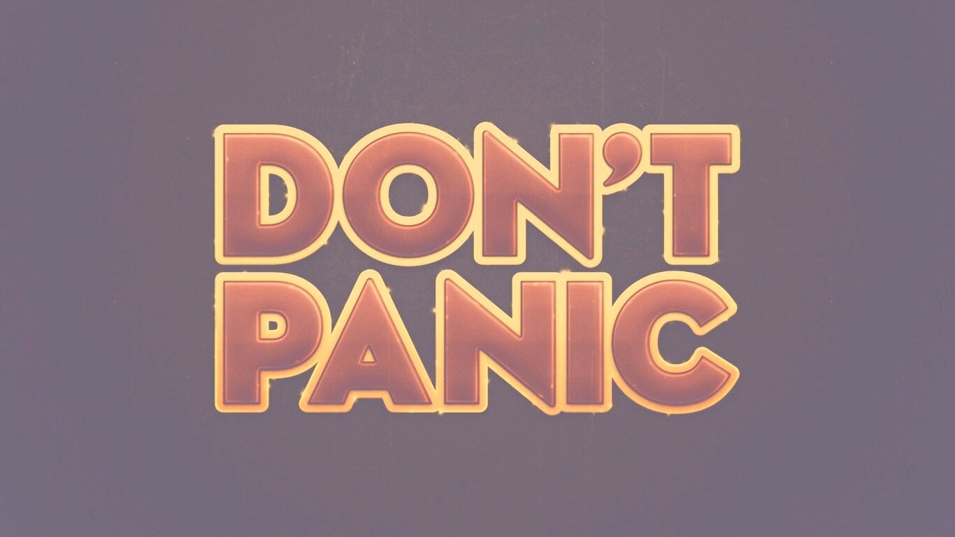 Не паникуй обои