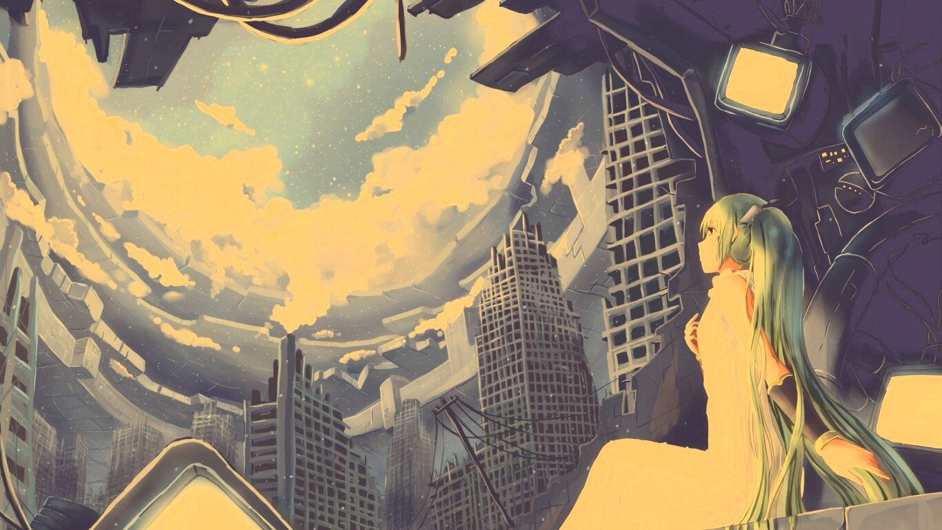 Вокалоид Hatsune Miku обои