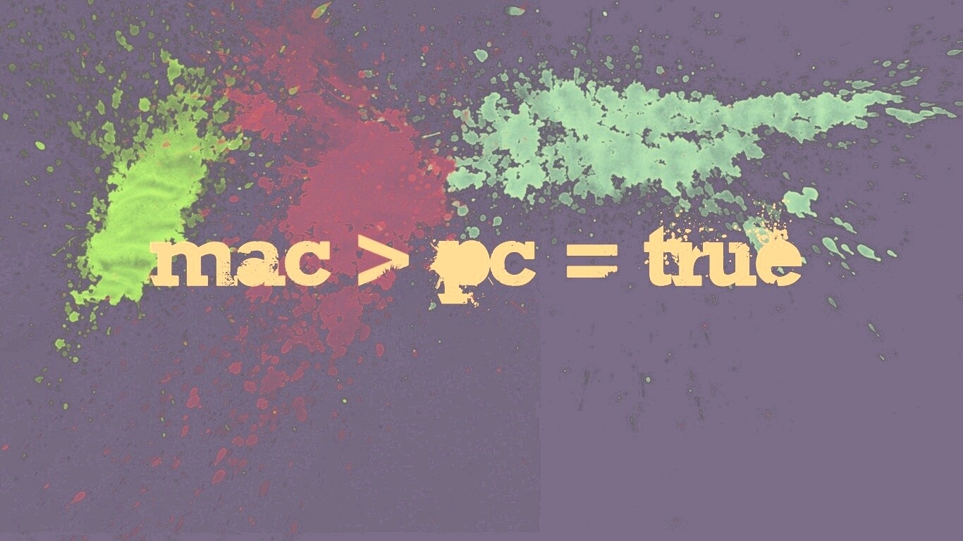 Mac лучше Pc обои
