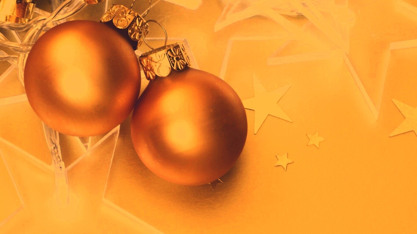 Елочные игрушки обои