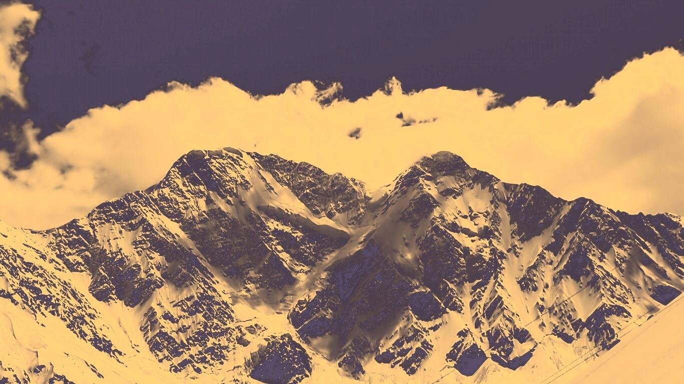 Снежные горы обои