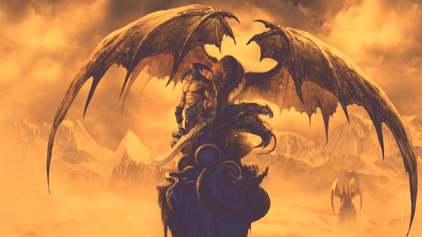 Варвар и дракон обои