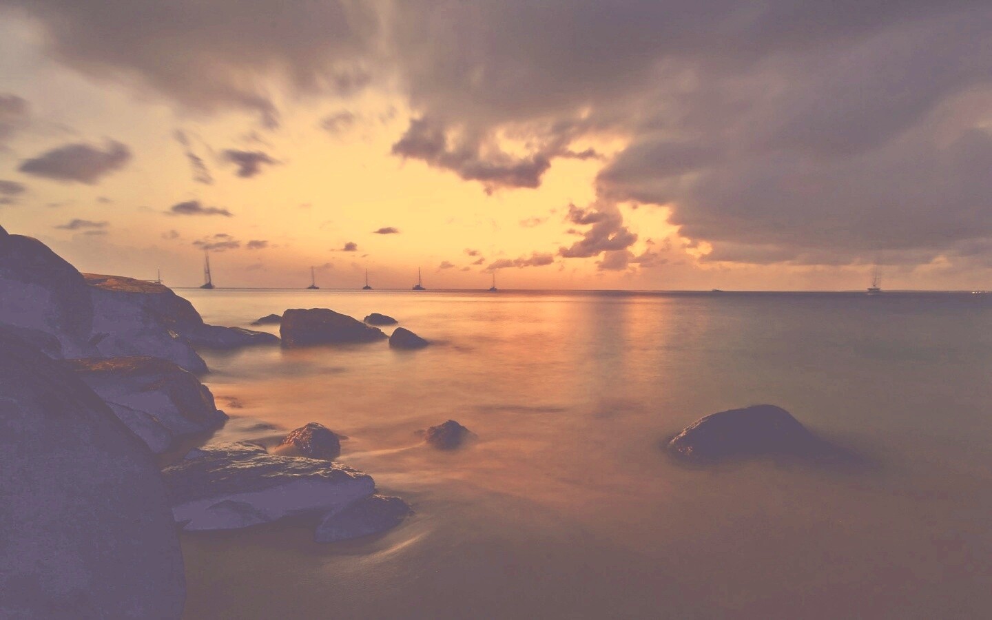 Кровавое море обои