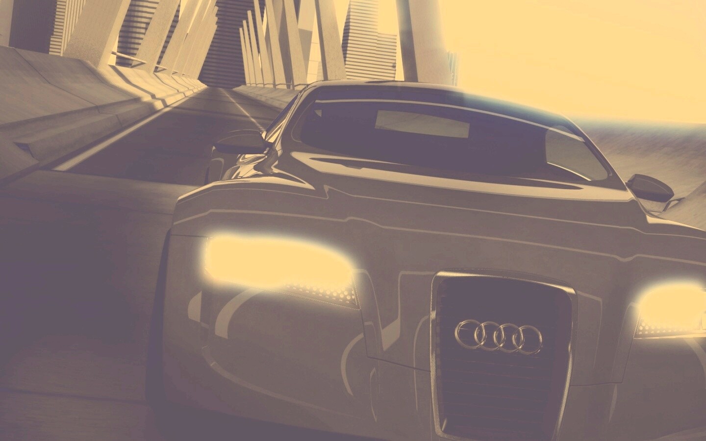 Концепт Audi-R Zero обои