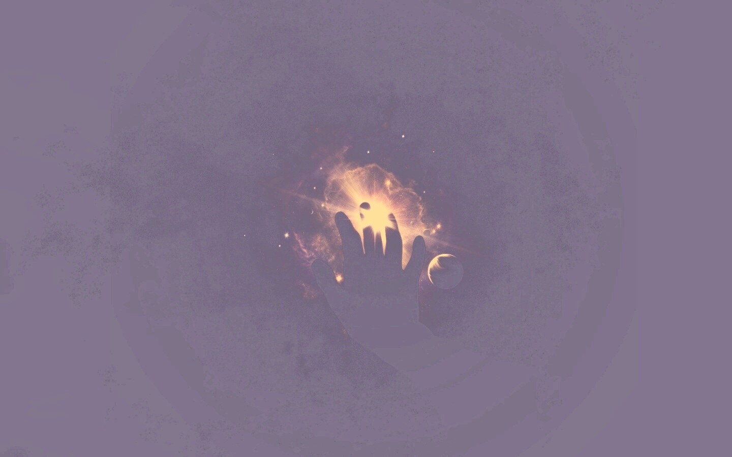 Прикосновение к вселенной обои