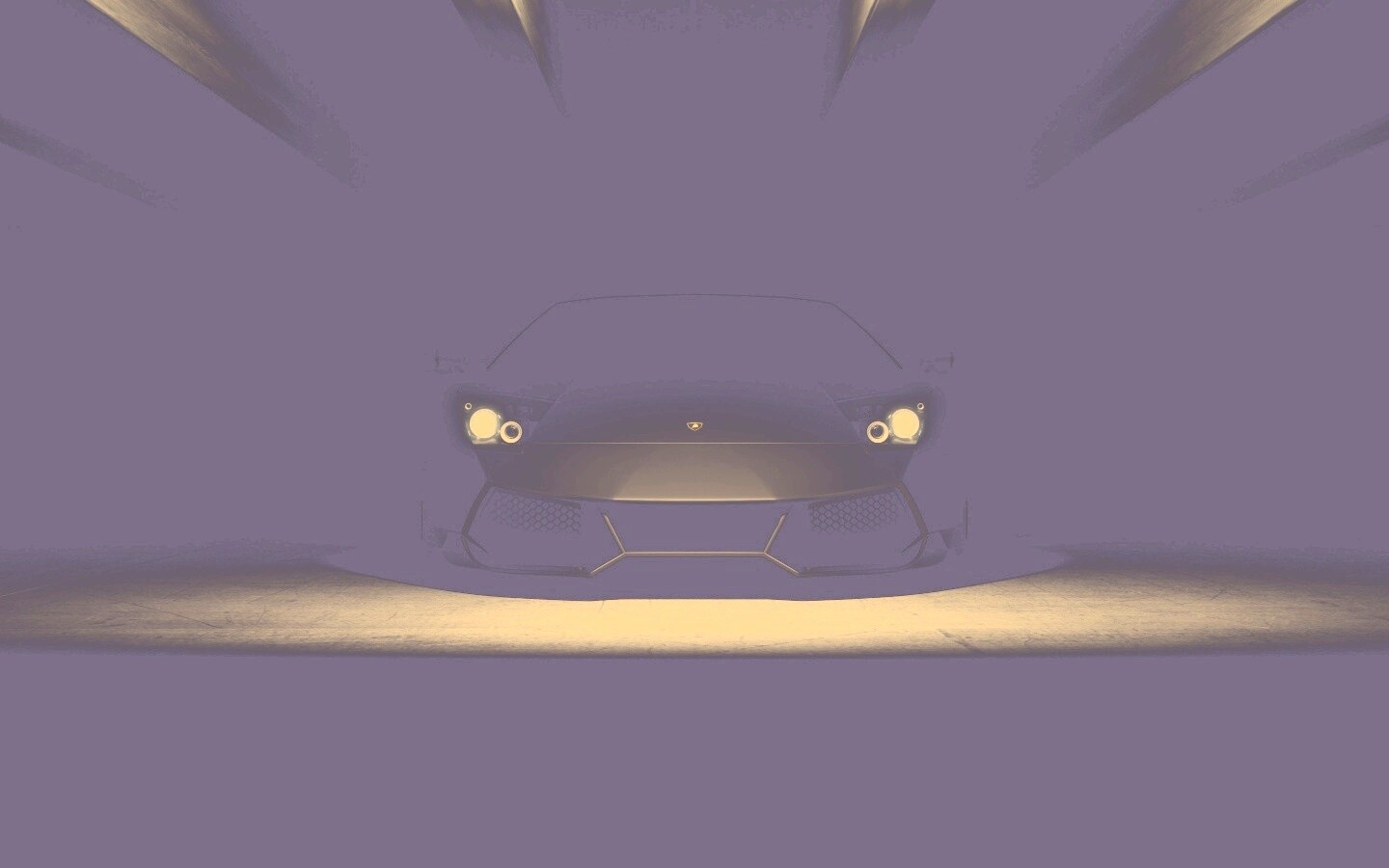 Ламборджини во тьме обои