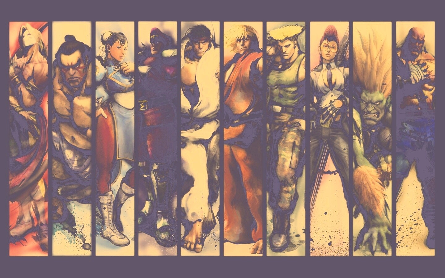 Герои игры Street FIghter обои