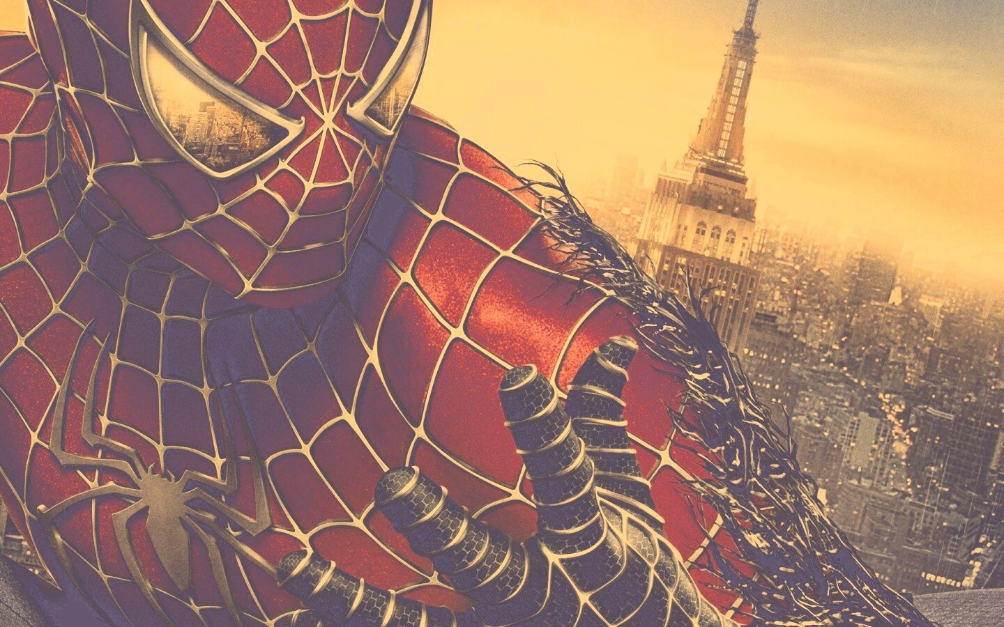 Черный человек-паук обои