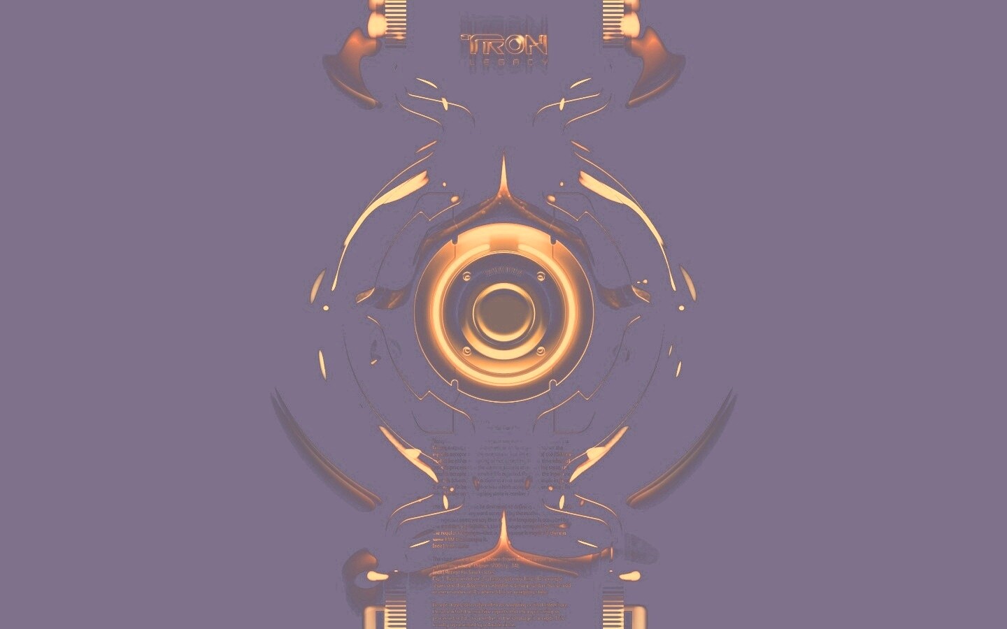 Tron Data Amber обои