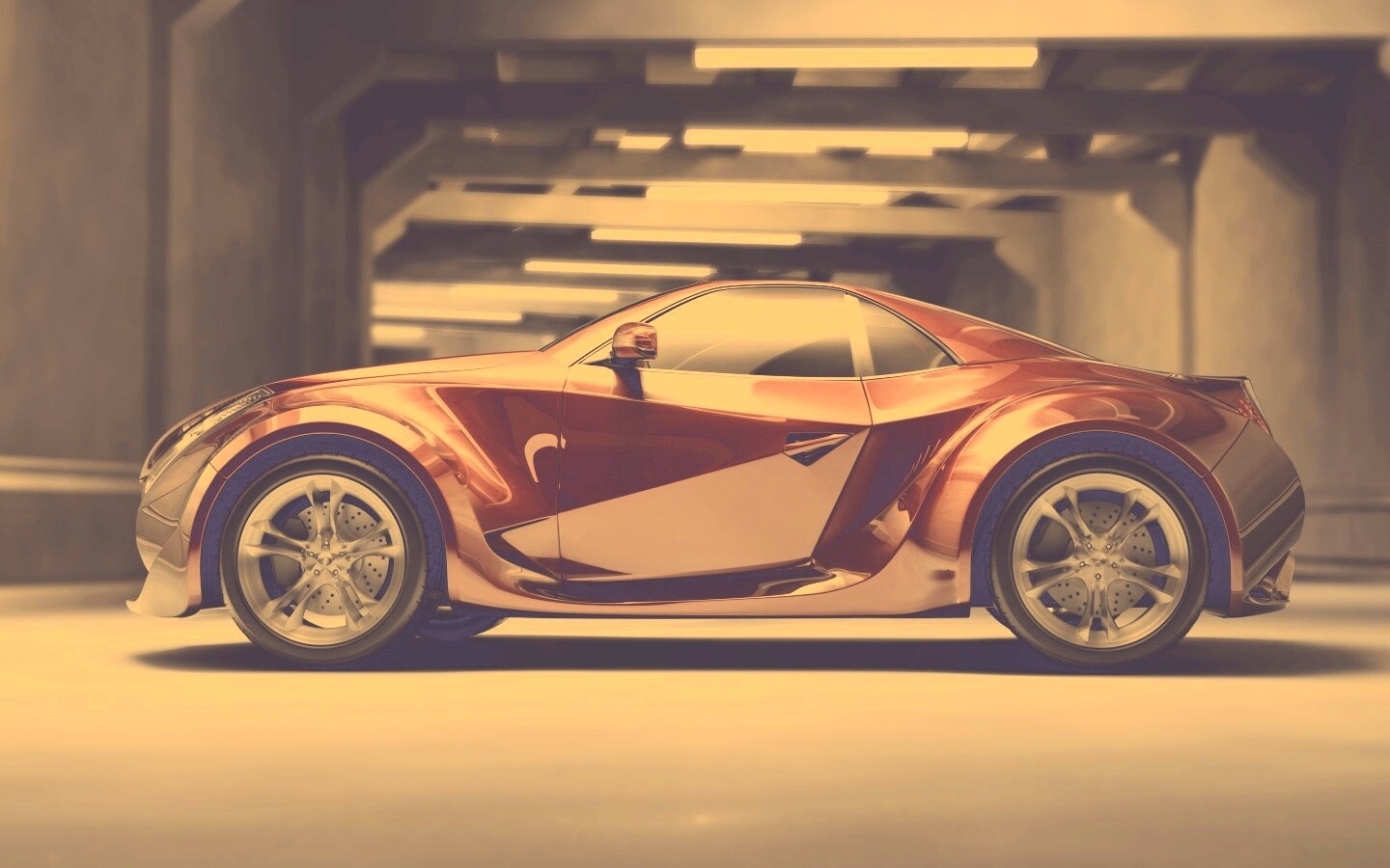 Красный концепт обои