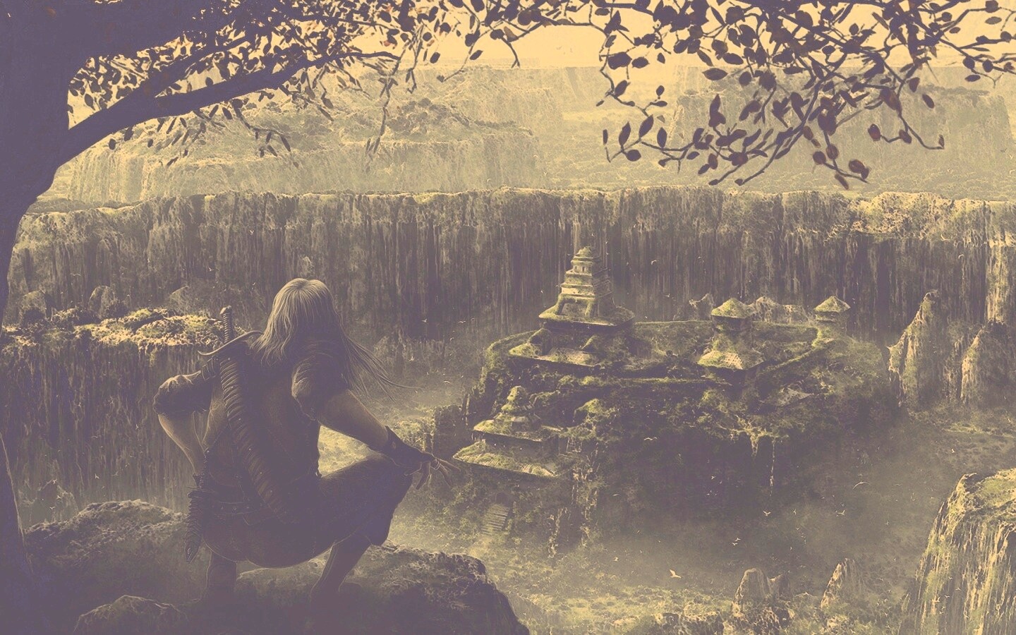 Затерянный город обои