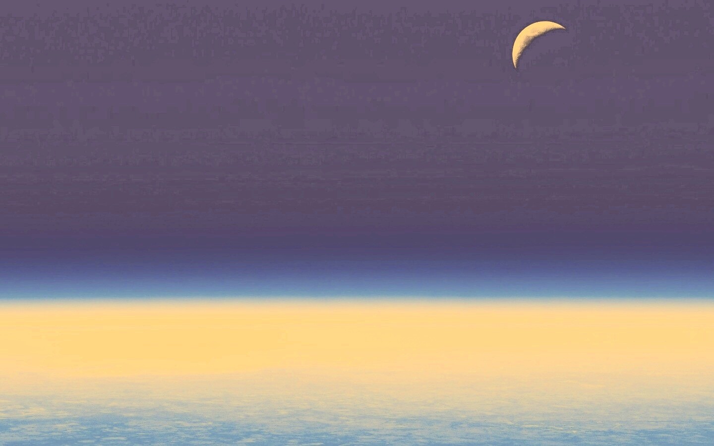 Луна над горизонтом обои