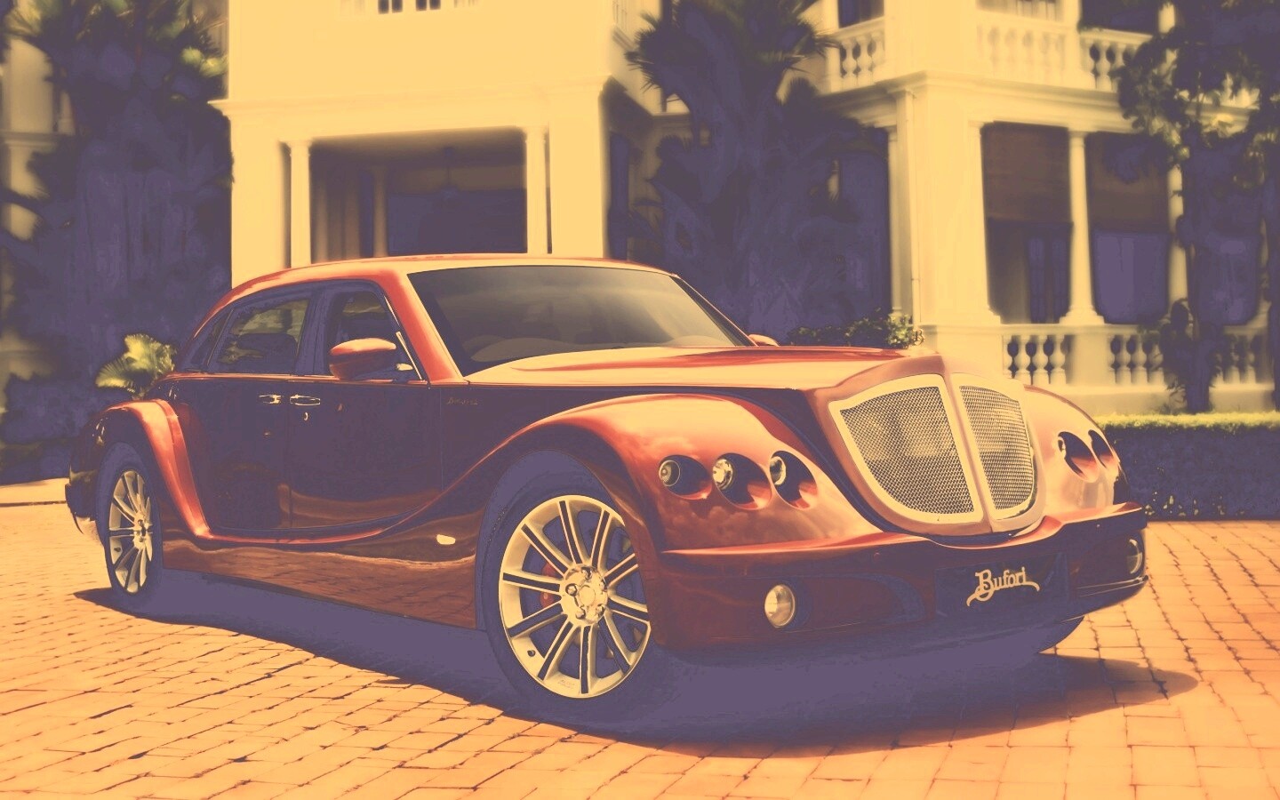 Красный Буфорд обои