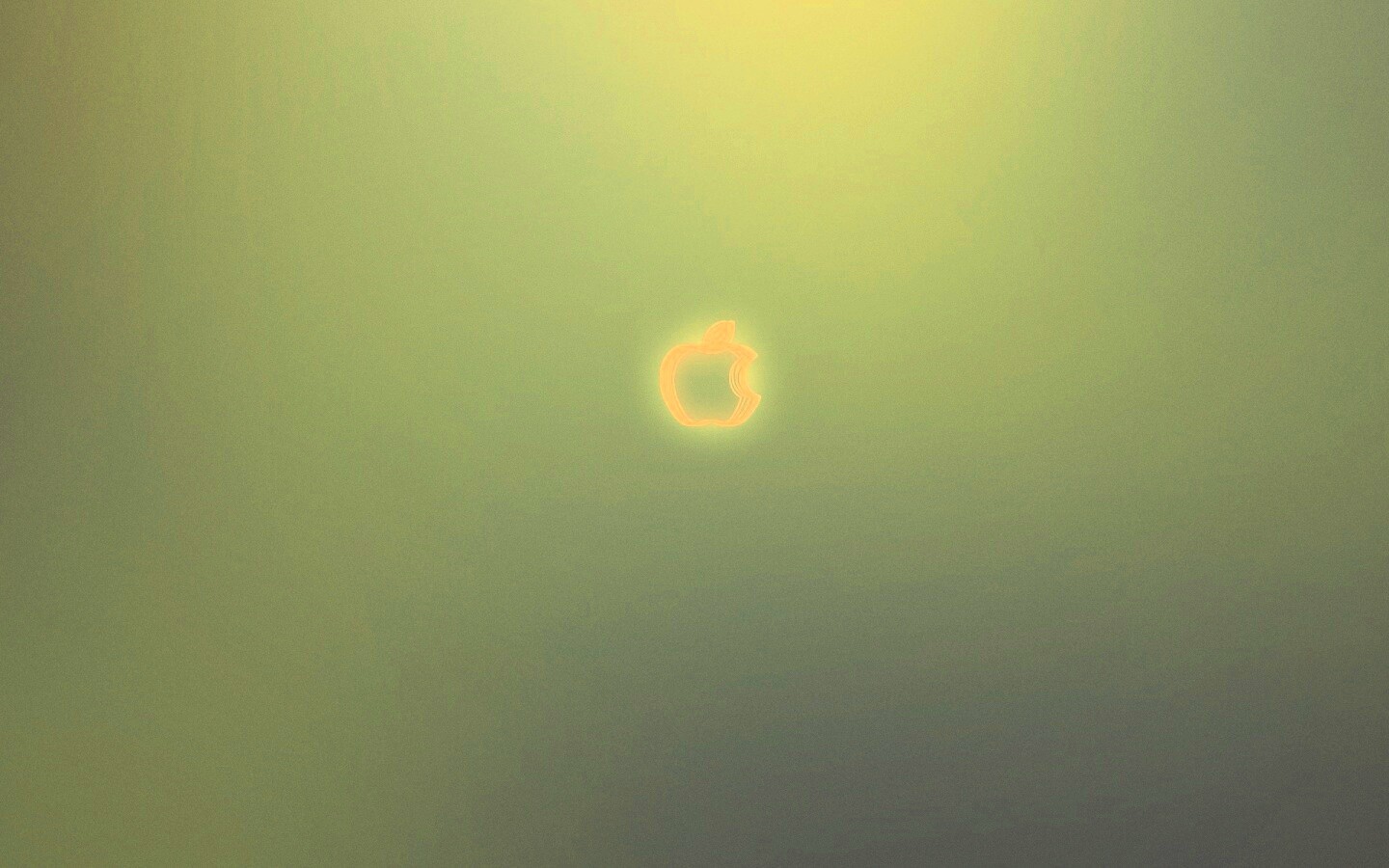 Неоновый Apple обои