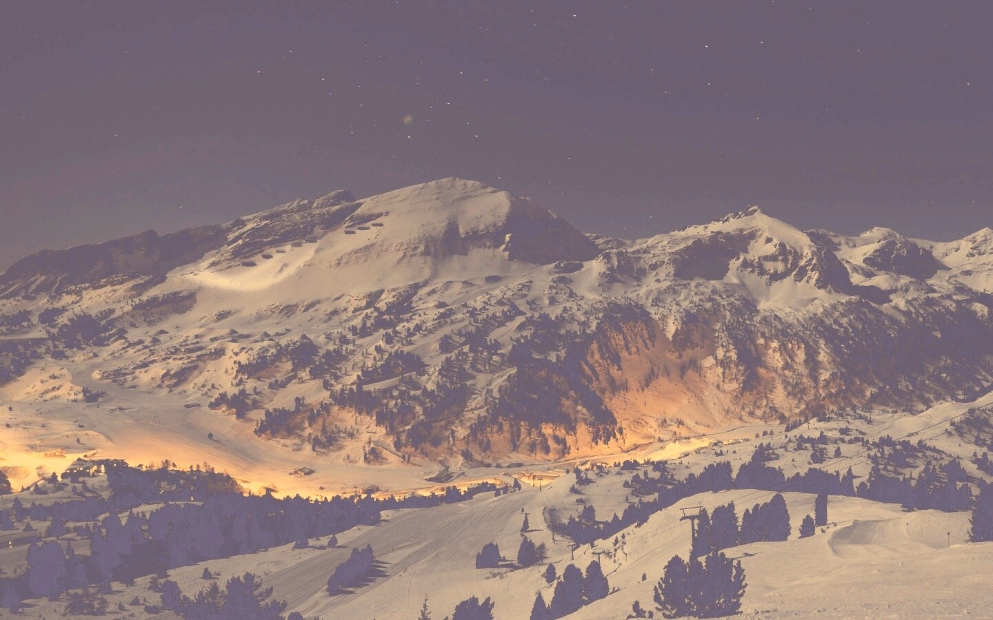 Горнолыжный курорт обои