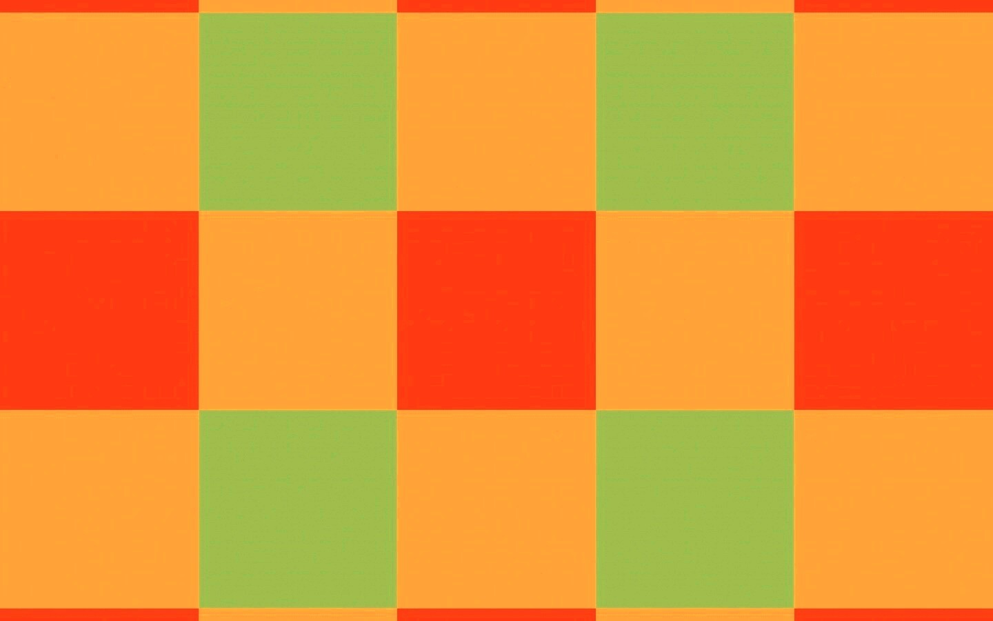 Оранжевые голубые и белые клетки обои