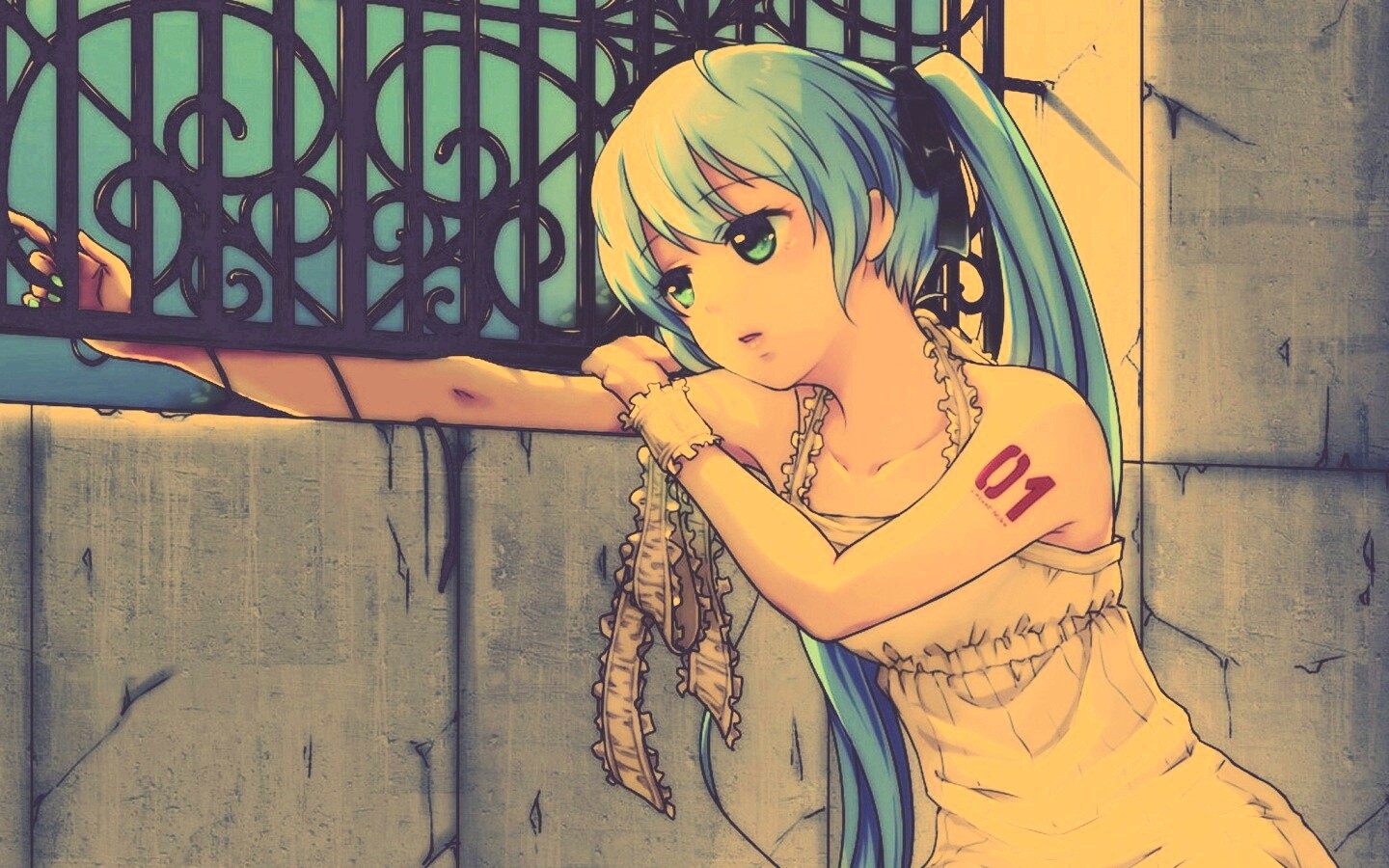 Девушка грустит обои