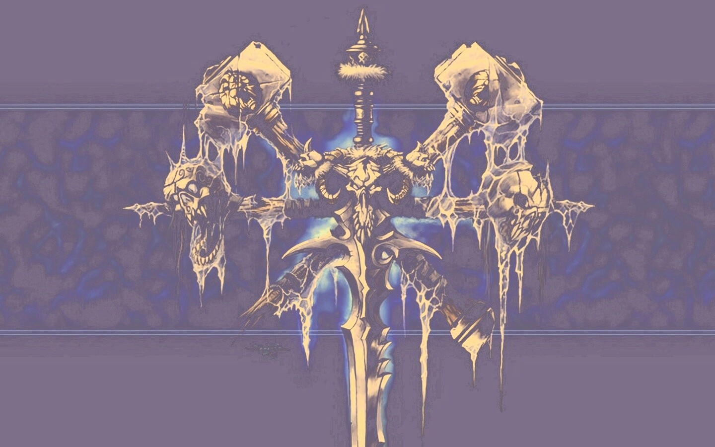 Логотип WarCraft Frothen Throne обои