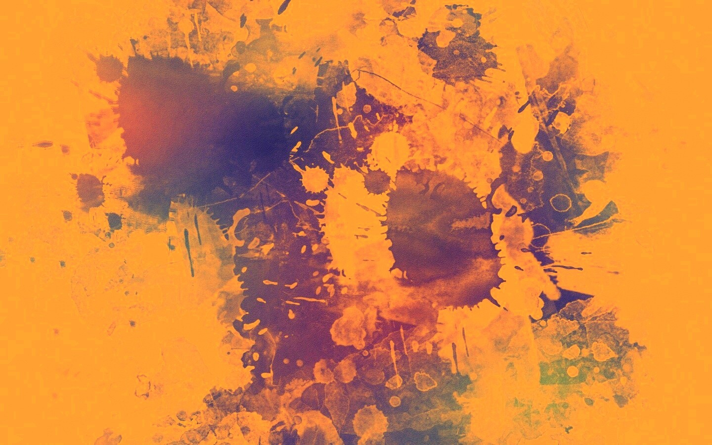 Синие и фиолетовые кляксы обои