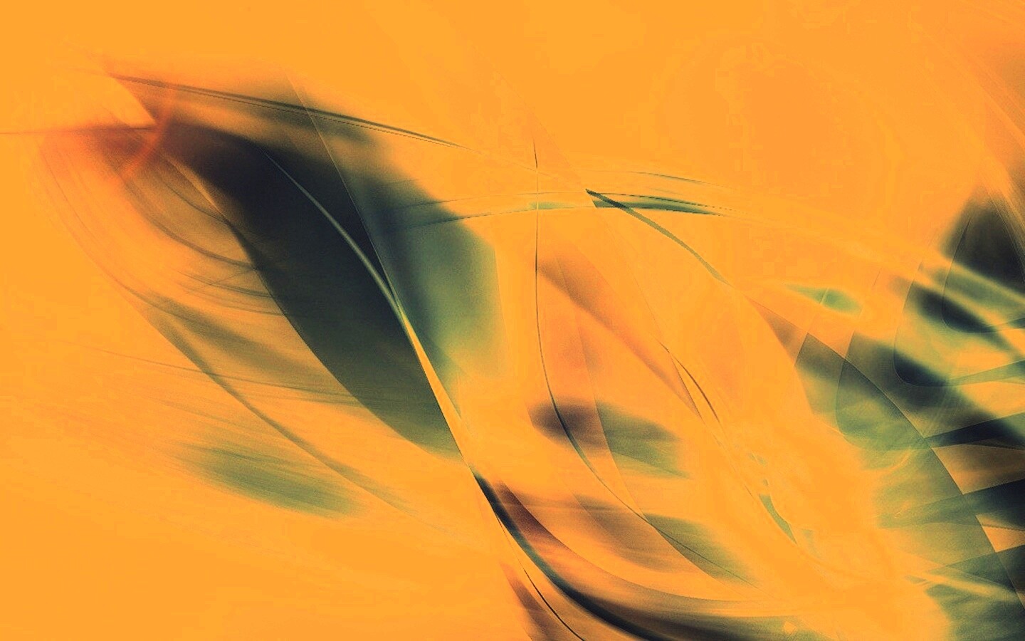 Светящиеся полупрозрачные волны обои