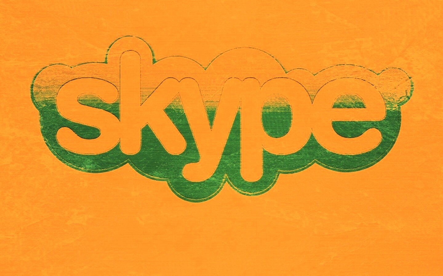 Логотип Скайп на доске обои