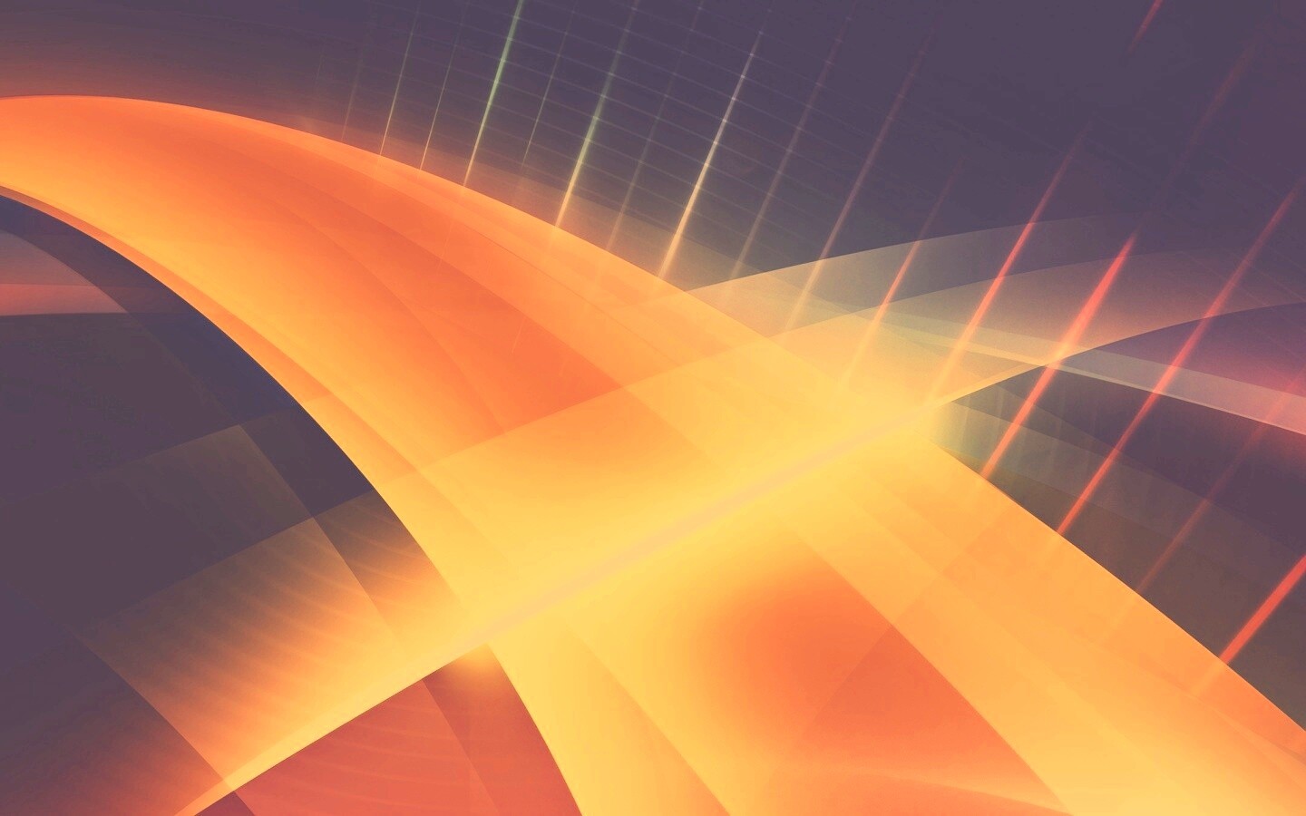 Пересекающиеся оранжевые полосы обои