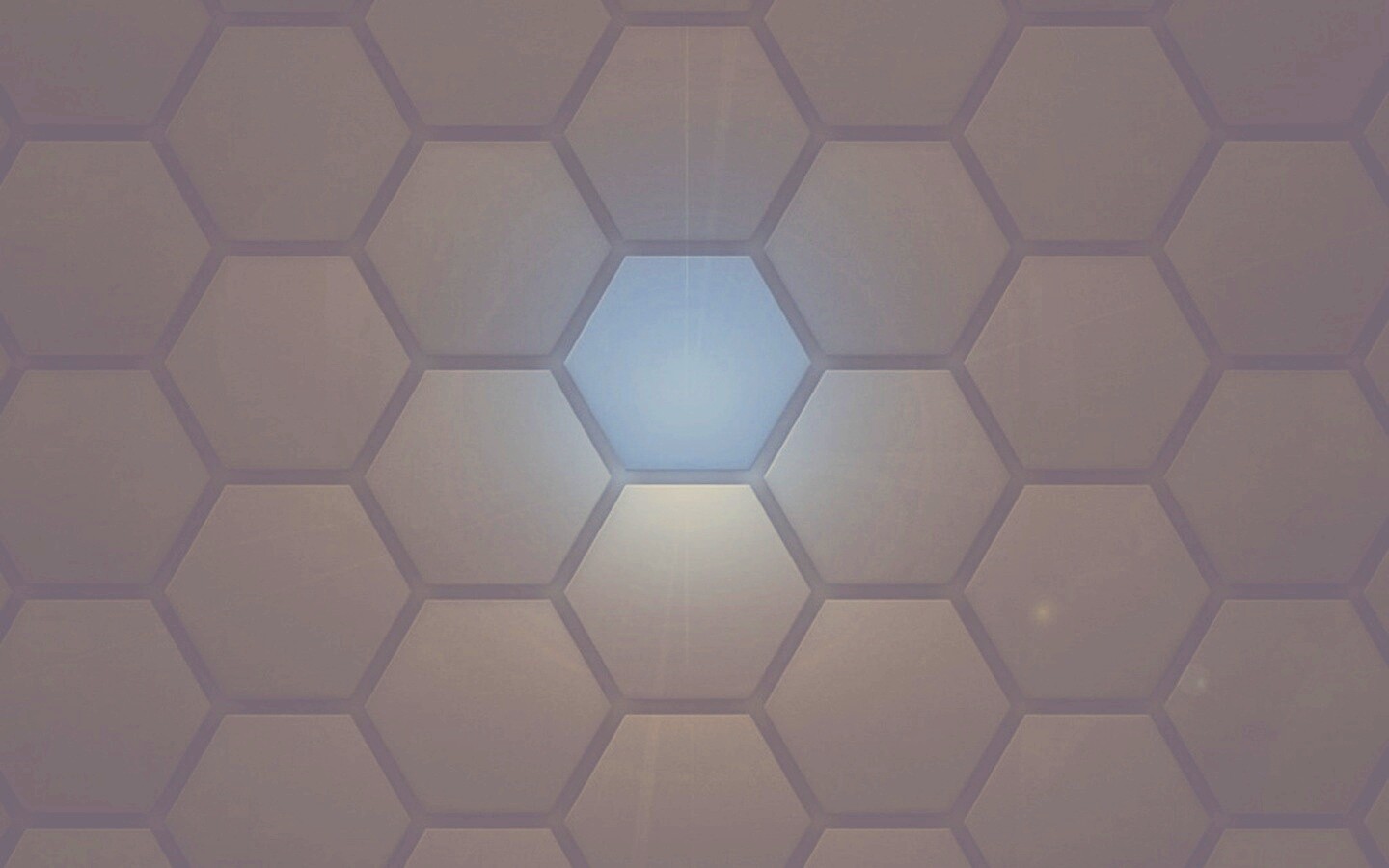 Светящийся синий шестиугольник обои