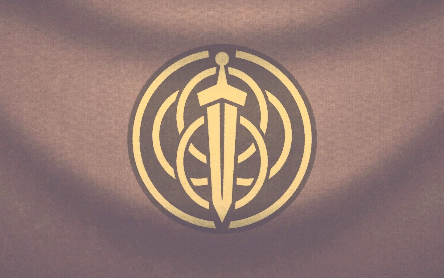 Меч на фоне колец обои