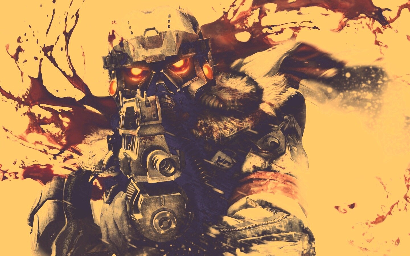 Боец в зимней форме обои