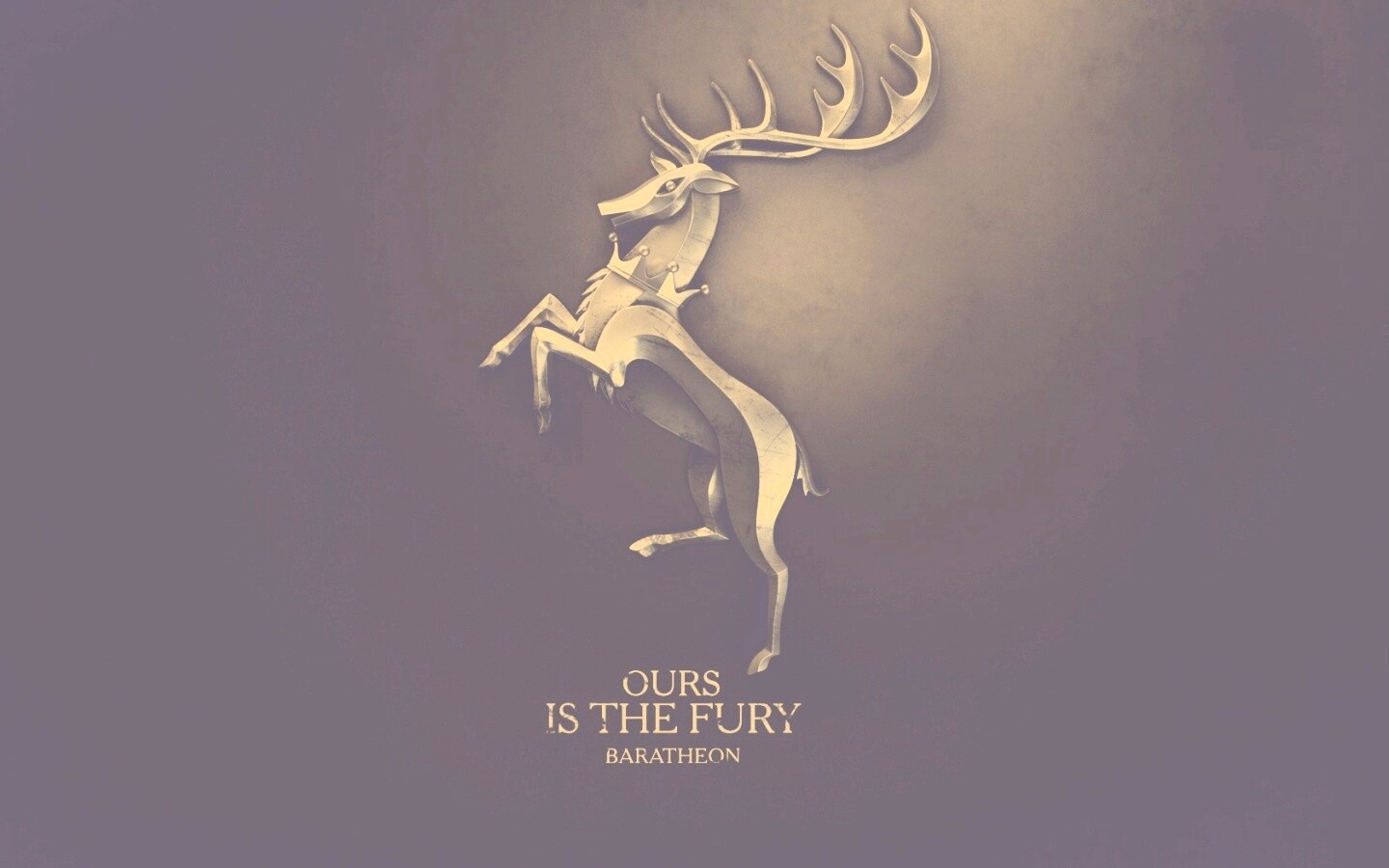 Металлический герб Баратеонов обои