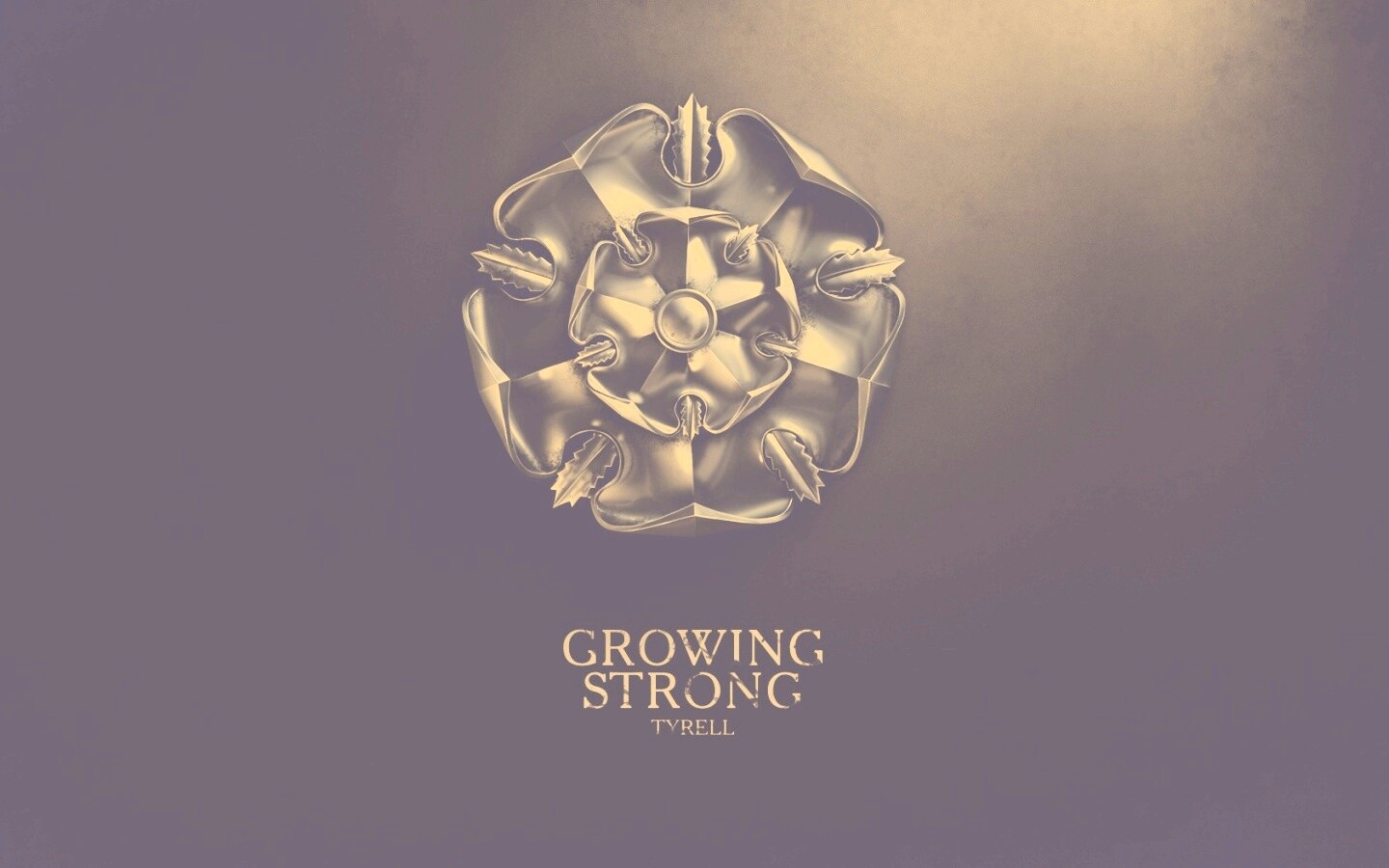 Металлический герб Тиреллов обои