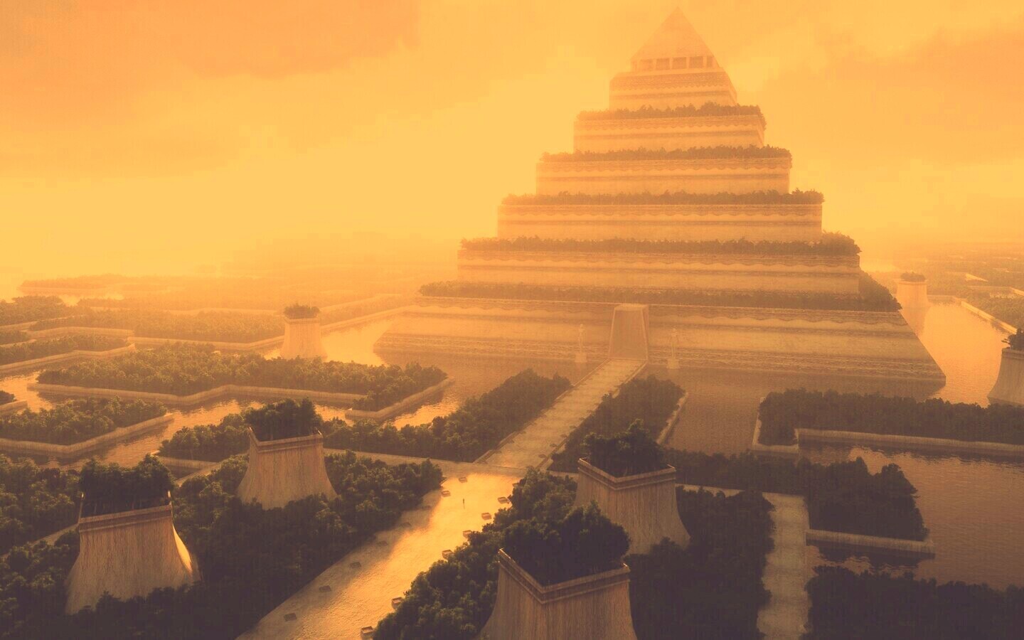 Пирамида обои