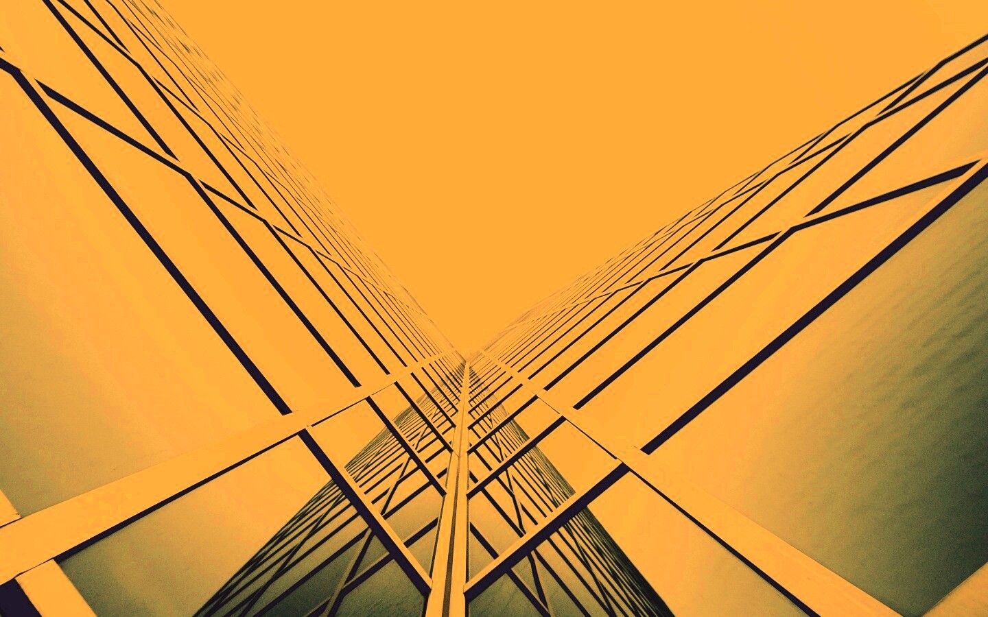 Стекло и сталь обои