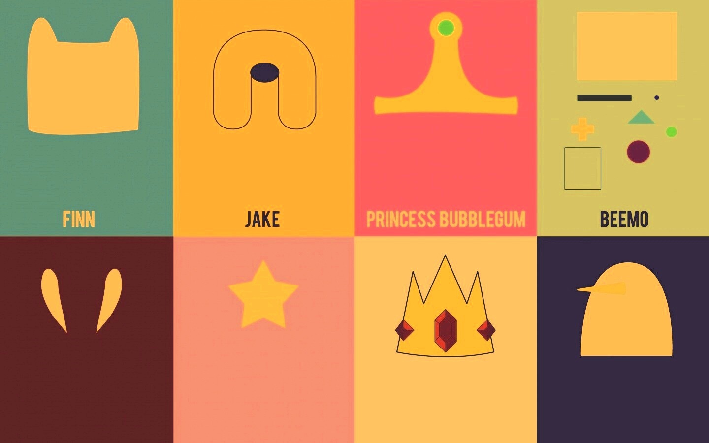 Время приключений схематично обои