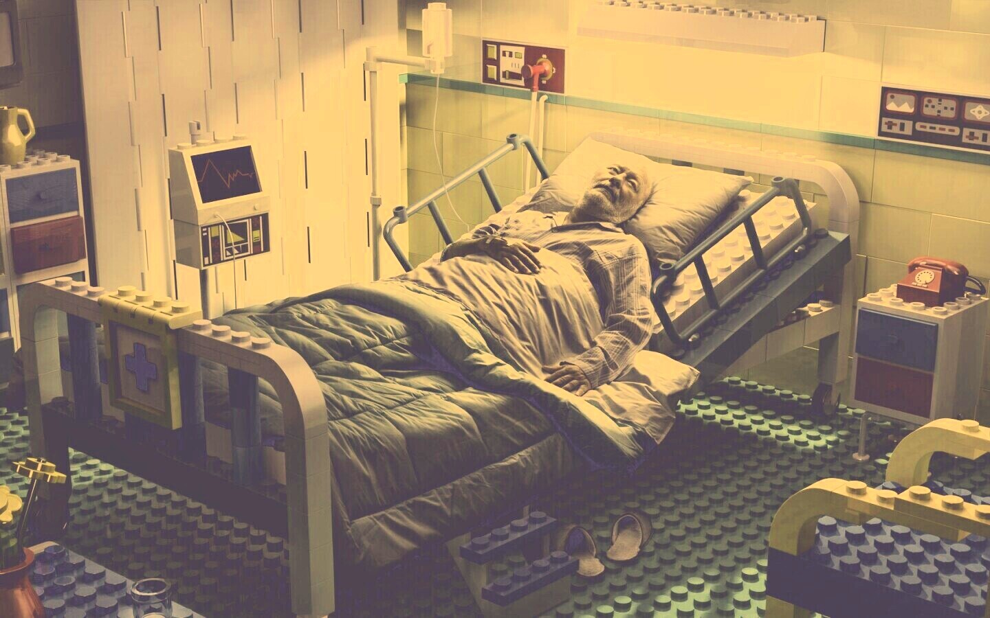 Лего больница обои